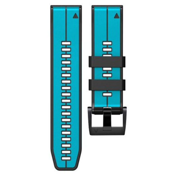 LOBO 26mm Dual-Tone Silicone Watch Strap for Garmin