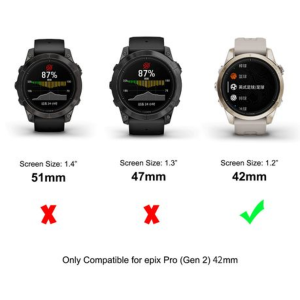 2x ENKAY Screen Protectors with 3D Edge for Garmin Epix Pro Gen 2 42mm - Image 3