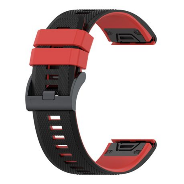 LOBO 26mm Two-Tone Silicone Watch Strap For Garmin