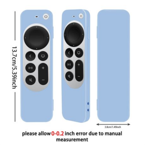 T4U Silicone Remote Cover for Apple TV Series 6 Gen 2021 - White - Image 5
