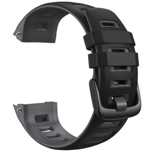 5by5 Two-Tone Silicone Strap Garmin Instinct - Grey & Black - Image 1