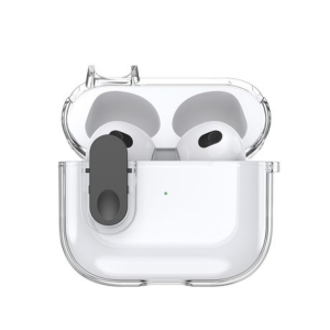 Dux Ducis Clear TPU Case with Carabiner for Apple Pods 3 (PECL Series) - Image 2