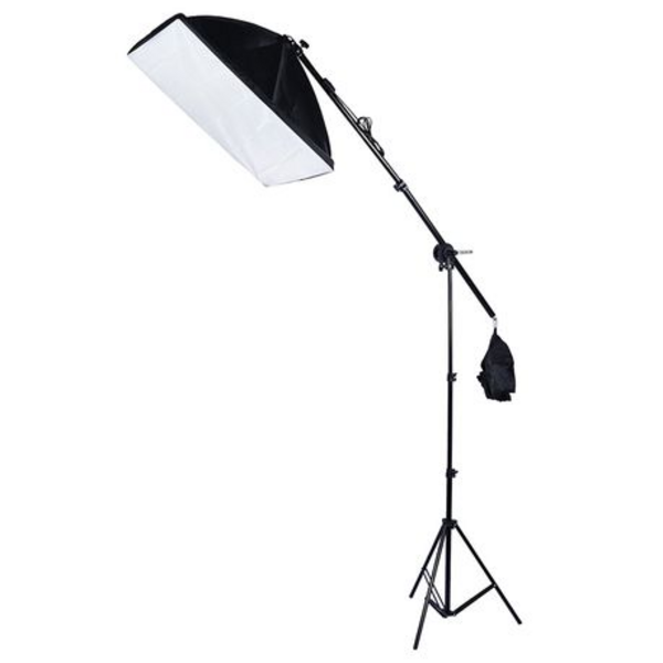 T4U Softbox Lighting Kit (Softbox + Tripod + Boom Stand + Sand Bag)