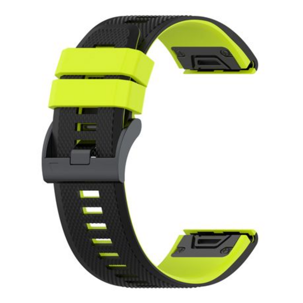LOBO 26mm Two-Tone Silicone Watch Strap For Garmin