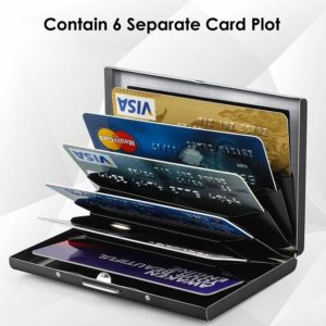 Aluminium Credit Card Wallet - RFID Blocking - Image 6