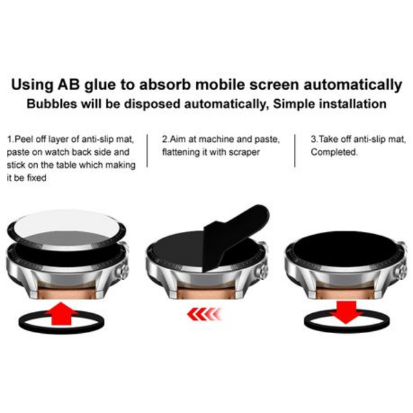 2x IMAK Acrylic Screen Protector with 3D Edge for Garmin Forerunner 265S