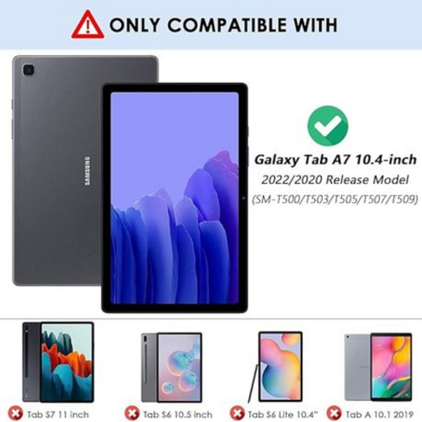 T4U Shockproof Kids Cover for 2020 Galaxy Tab A7 with Stand (10.4")