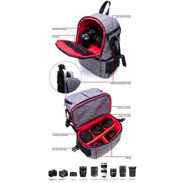 T4U Camera Backpack - Split Level