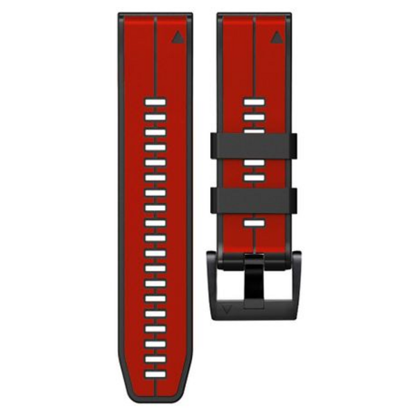 LOBO 26mm Dual-Tone Silicone Watch Strap for Garmin