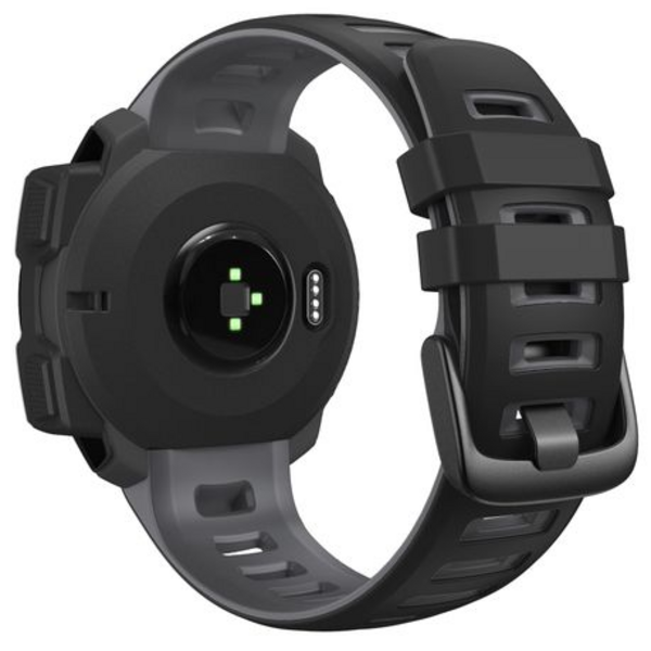 5by5 Two-Tone Silicone Strap Garmin Instinct - Grey & Black