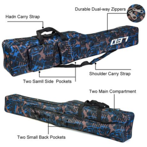 LEO Heavy-Duty Waterproof Fishing Rod Bag with Large Capacity Storage - Image 9