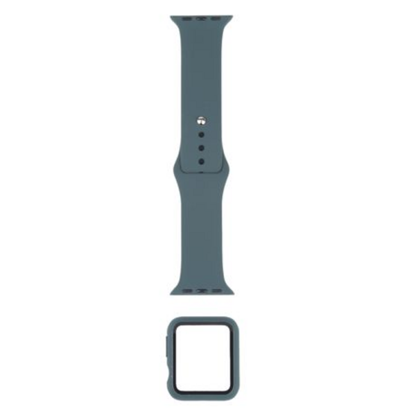 T4U Strap and TPU Cover With Screen Protector compatible with 44mm Apple Watch