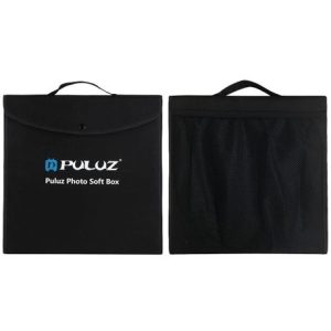PULUZ 30cm Foldable Photo Box Kit with 2 Ring LED Lights. - Image 3