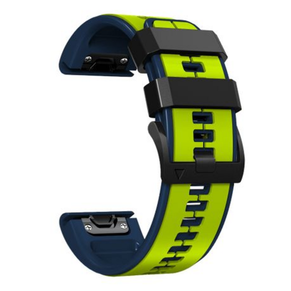 LOBO 26mm Dual-Tone Silicone Watch Strap for Garmin