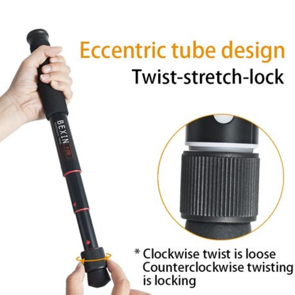 BEXIN P256A Aluminum Alloy Monopod