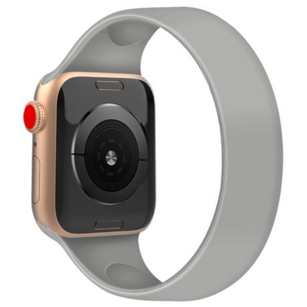 5by5 Solo Loop Strap / Band for Apple Watch 38/40mm (Large) - Grey