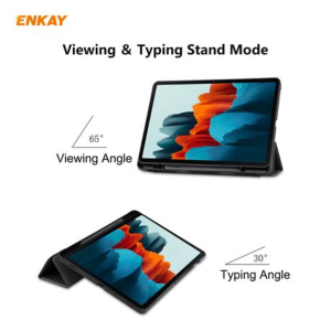 ENKAY PU Leather Flip Cover with S-Pen Slot for Samsung Tab S8/S7 11 inch. - Image 11