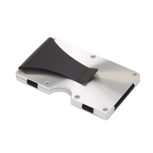 T4U Aluminium Minimalist Card Holder & Money Clip RFID Blocking - Image 2