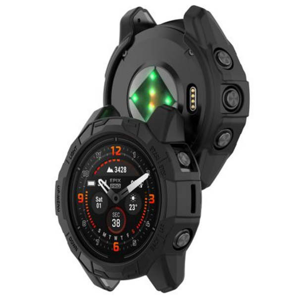 TPU Protective Cover for Garmin Epix Pro 51mm / Fenix 7X / 7X Pro (Black)