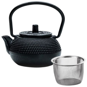 300ml Cast Iron Teapot with Stainless Steel Infuser - Image 1