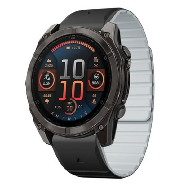 LOBO 22mm Magnetic QuickChange Strap Compatible with Garmin Fenix 5/6/7/8, 965 & More