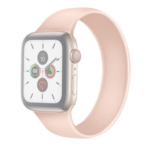 5by5 Solo Loop Strap / Band for Apple Watch 38/40mm (Medium) - Pink - Image 1