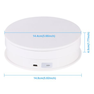 PULUZ 15cm USB Powered Photography Turntable - Image 3