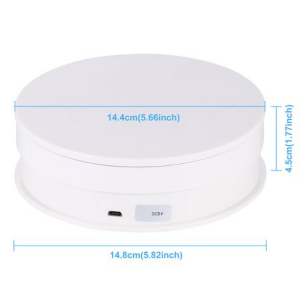 PULUZ 15cm USB Powered Photography Turntable