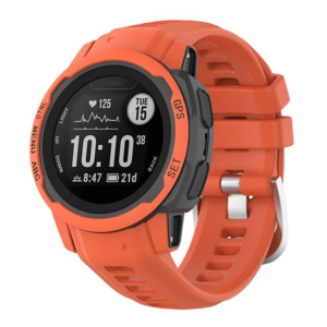 LOBO Watch Strap For Garmin Instinct 2S - Poppy Red - Image 5