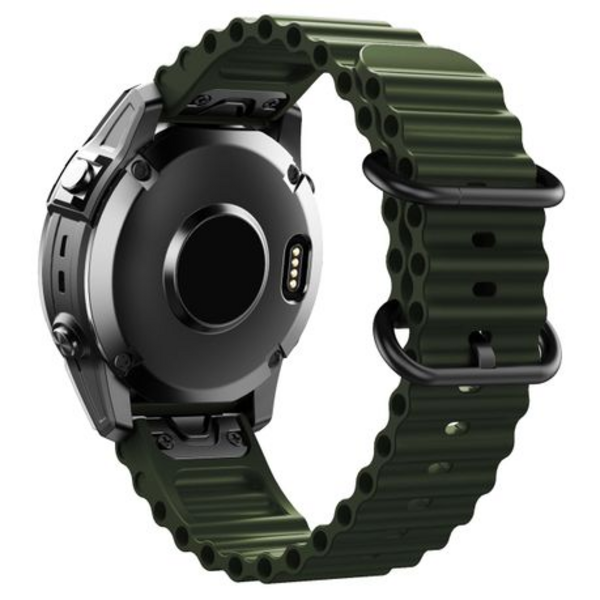 LOBO 22mm Ocean Strap For Garmin (Compatibility List Below) - Green