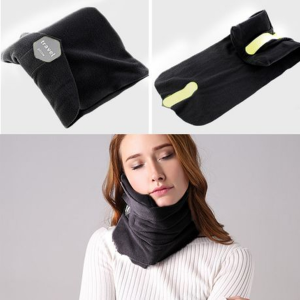 Ergonomic Travel Pillow - Black - Image 3