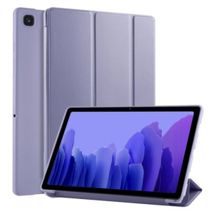 T4U PU Leather Tri Fold Flip Cover for Samsung Galaxy A7 10.4 (2020) T500 - Light Purple