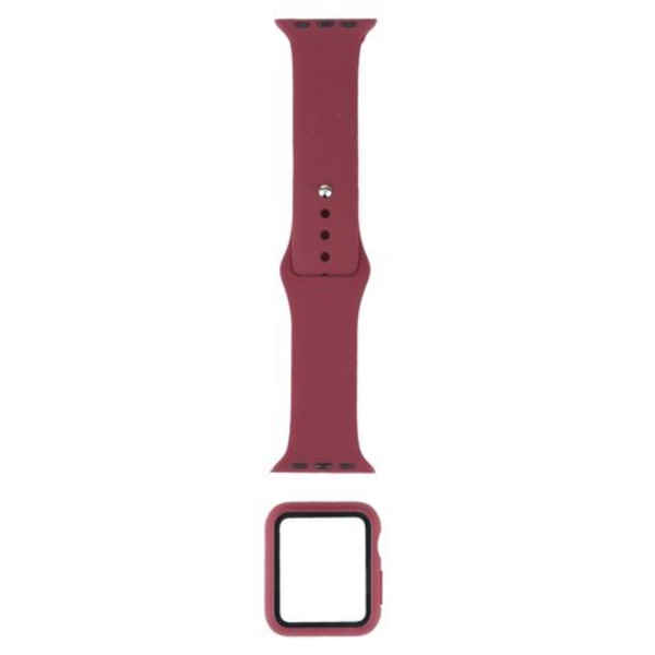 T4U Strap and TPU Cover With Screen Protector compatible with 44mm Apple Watch