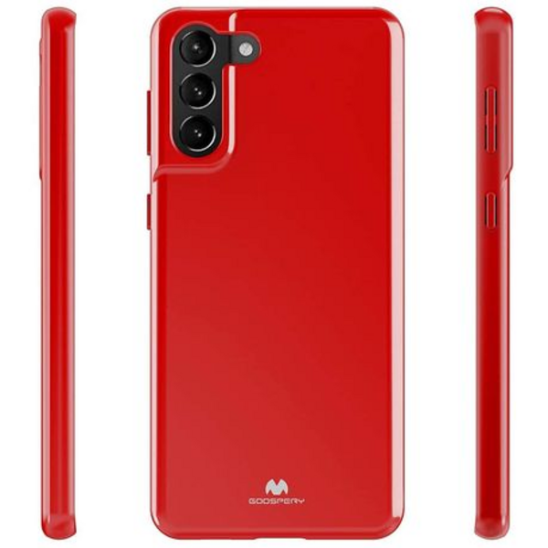 GOOSPERY Pearl Jelly Cover for Samsung S21 PLUS 6.7" - Red