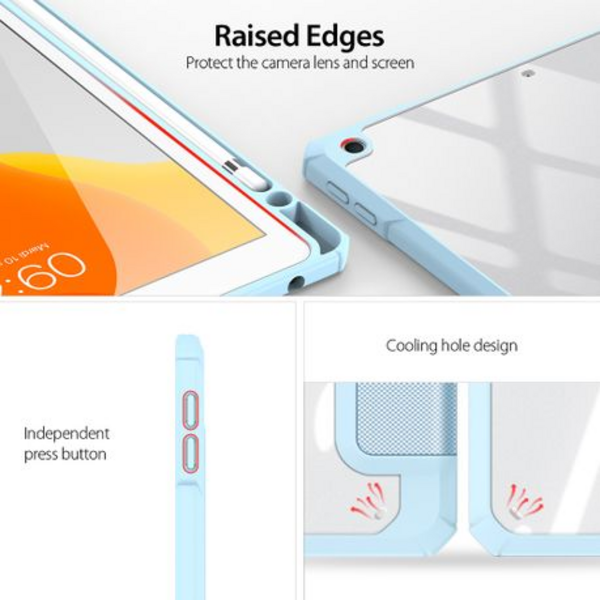 Dux Ducis Toby Series Case / Cover for Apple iPad 7/8 10.2 - Powder Blue