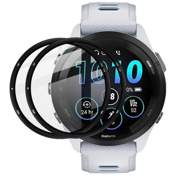 2x IMAK Acrylic Screen Protector with 3D Edge for Garmin Forerunner 265S