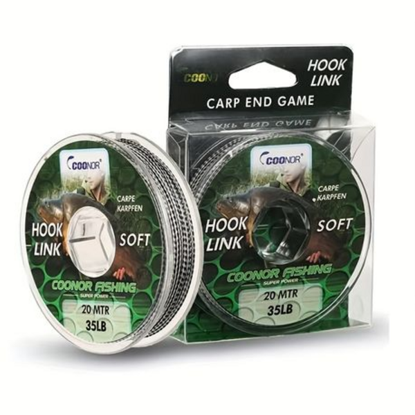 500 Pieces Fishing Hooks with 20m 35LB Hook Link