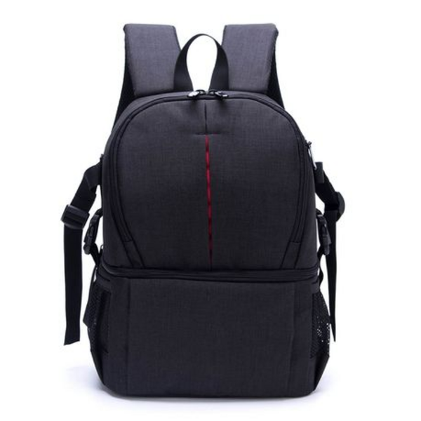 T4U Camera Backpack - Split Level - Black