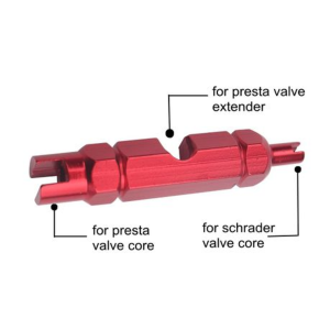T4U Tubeless Valve Set with Tools and 4 Cores (40mm) - Image 4