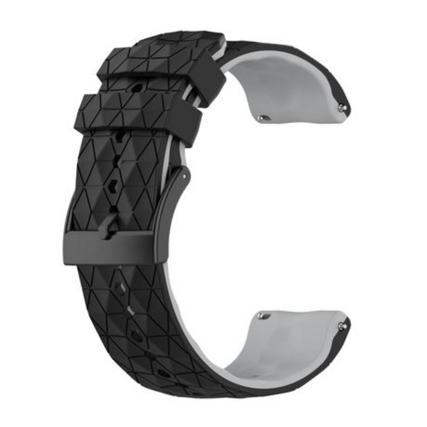 24mm Silicone Strap for Suunto 9 Baro (Quick Release) - Grey