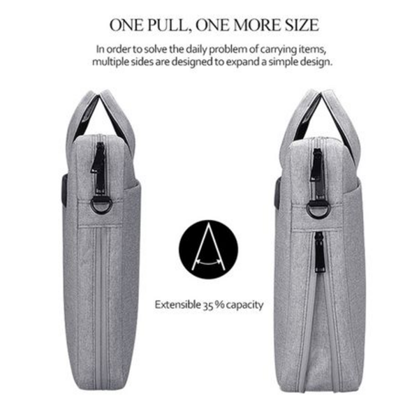 Dj06 Series 13.3 Inch Multi-Functional Laptop Bag - Grey