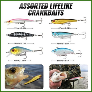 HORIZONREEF 102pc Fishing Lure Kit - Image 3