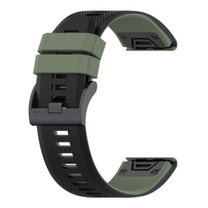 LOBO 26mm Two-Tone Silicone Watch Strap For Garmin - Image 2