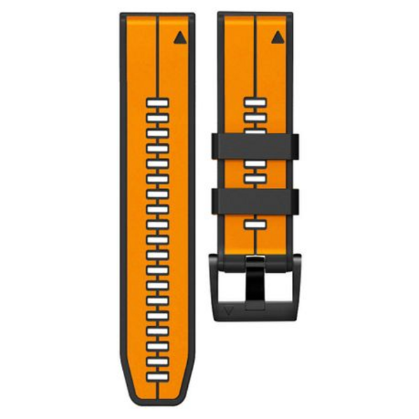 LOBO 26mm Dual-Tone Silicone Watch Strap for Garmin