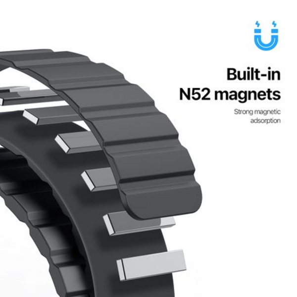 DUX DUCIS Magnetic Apple Watch Ultra Strap One-piece (OA Series ) 49MM - Black