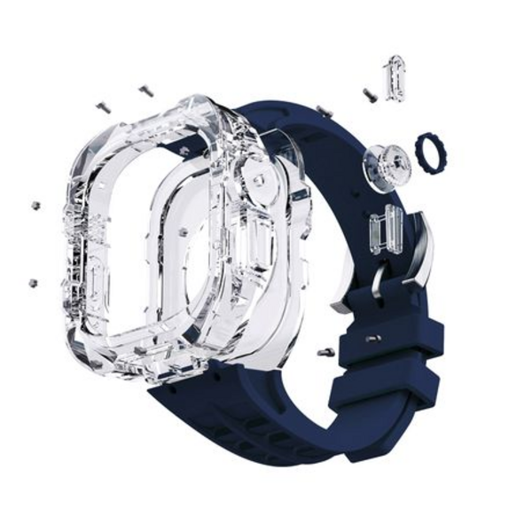 LOBO Clear Armour Case with Integrated Straps for Apple Watch Ultra 49mm