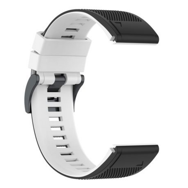 LOBO 26mm Two-Tone Silicone Watch Strap For Garmin - Image 26