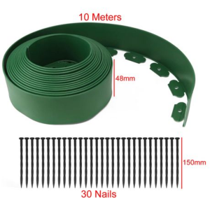 10m Flexible No-Dig Garden Landscape Edging Kit - Includes 30 Stakes - Image 11