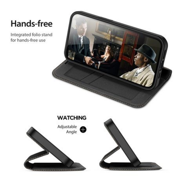 DUX DUCIS Skin X2 Magnetic Flip Cover for iPhone 14 (6.1") - Black