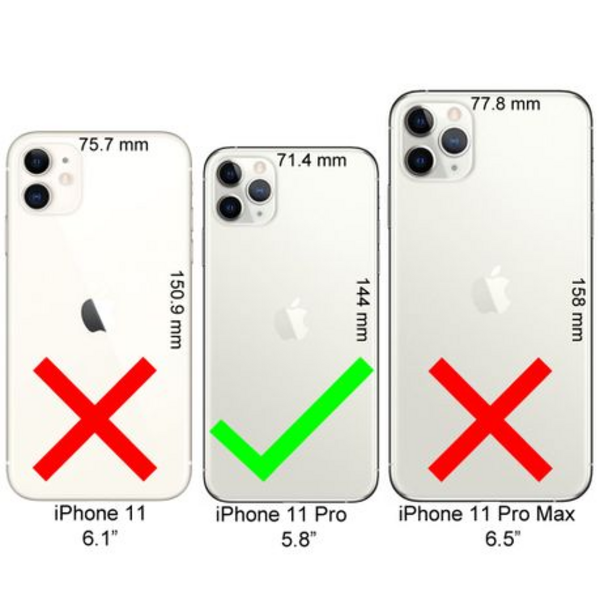 Goospery Sky Slide Bumper Case for iPhone 11 Pro